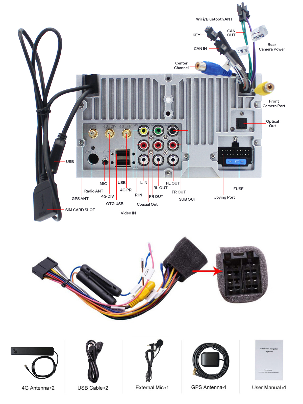 JOYING 10.1 Inch Qualcomm Snapdragon 6125 Car Radio